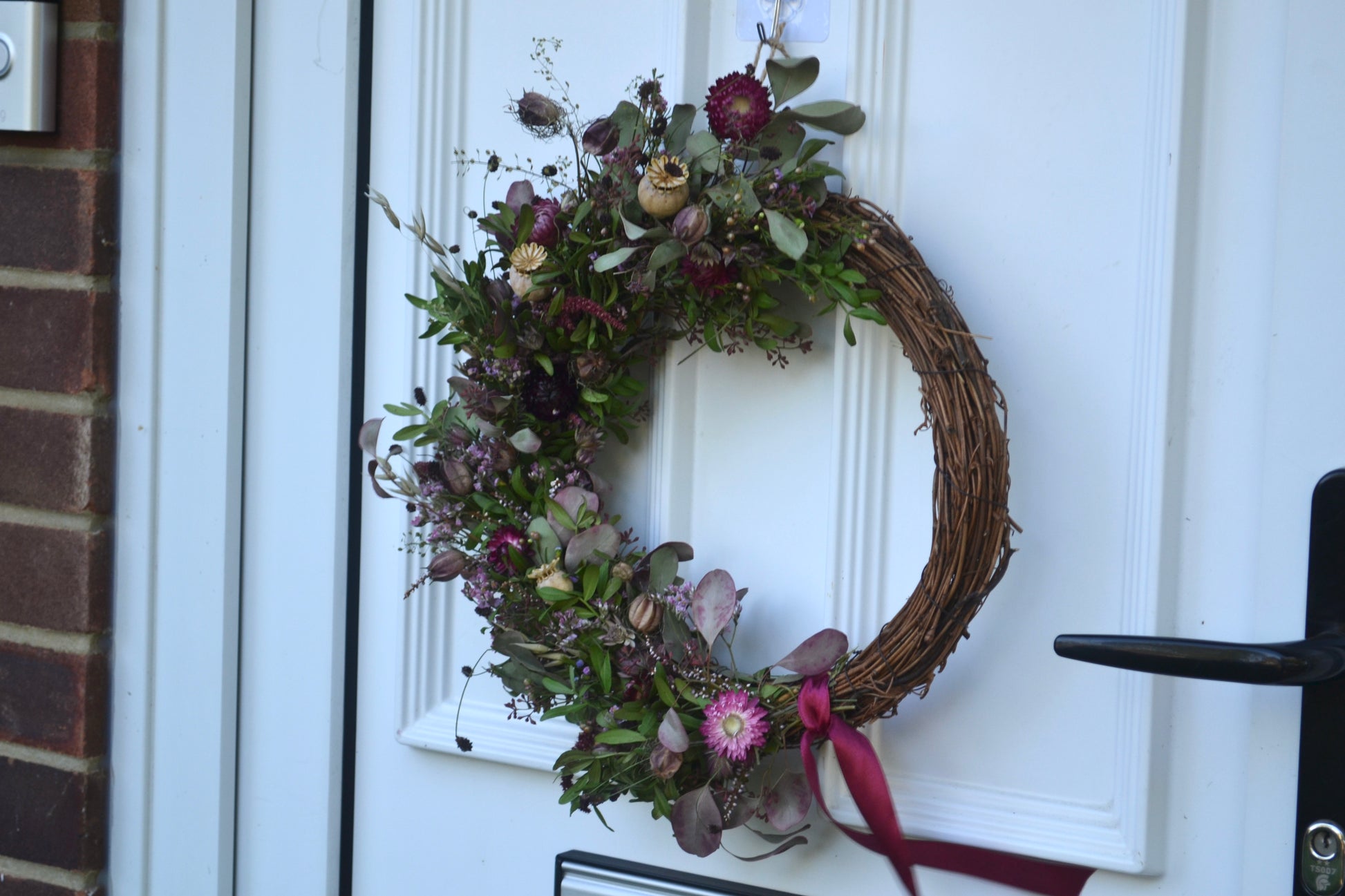 Maroon - Autumn Wreath