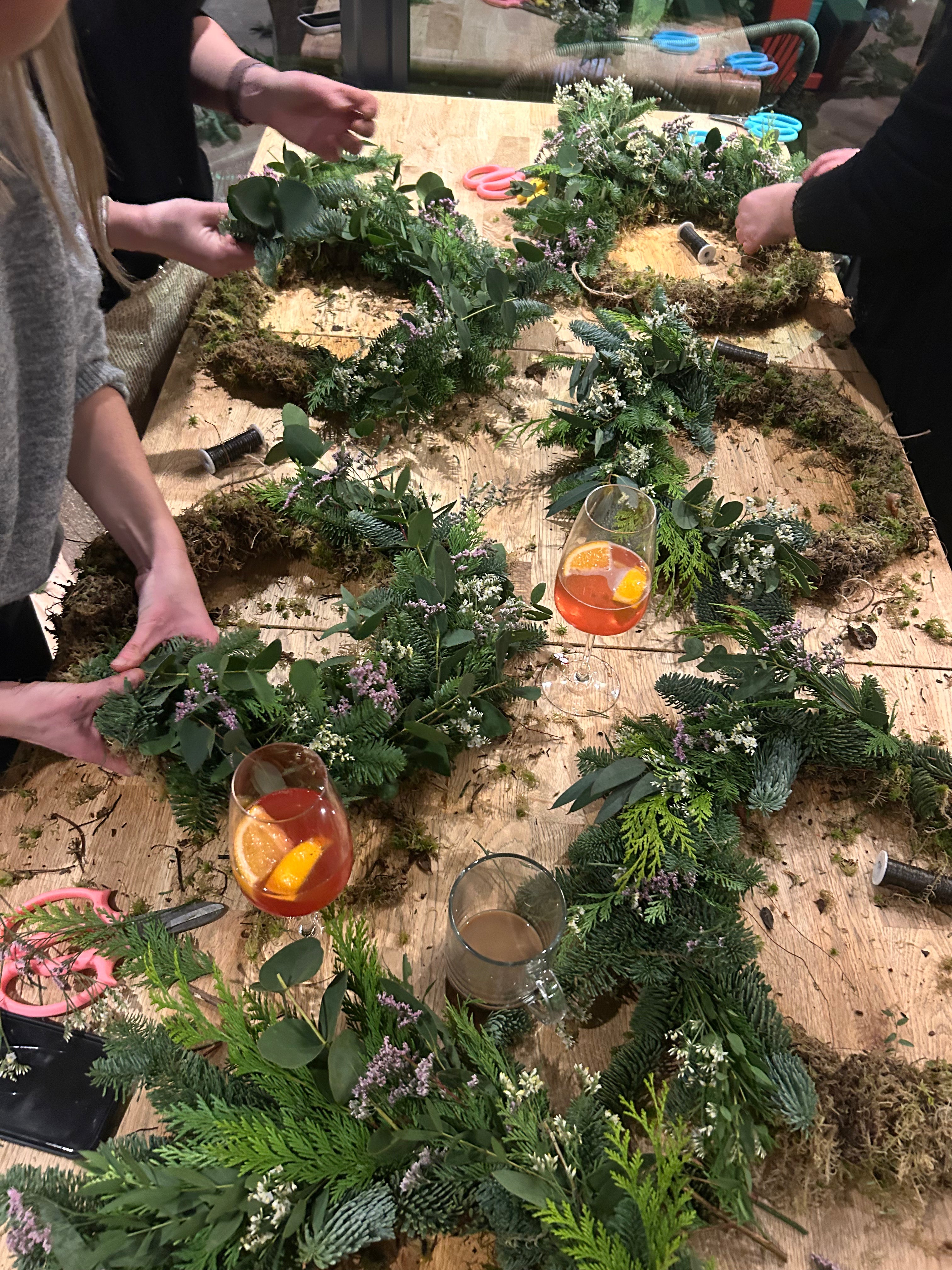 Christmas Wreath Workshop - Cosy Evenings at The Thatched Inn, Hassocks
