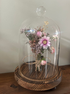Dried Flower Cloche Dome – One of a Kind Nature Keepsake