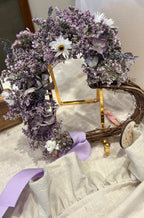 Mini Heart-Shaped Dried Flower Wreath