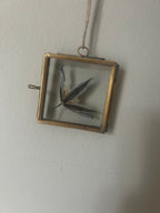 Mini Pressed Flower Gold Frame - One of a Kind Botanical Keepsake