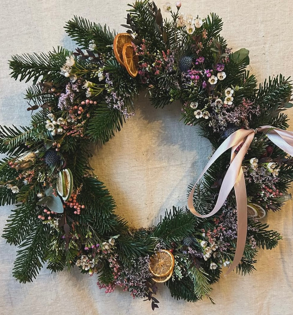 Christmas Wreath Workshop - 30th November - Grape & Grain