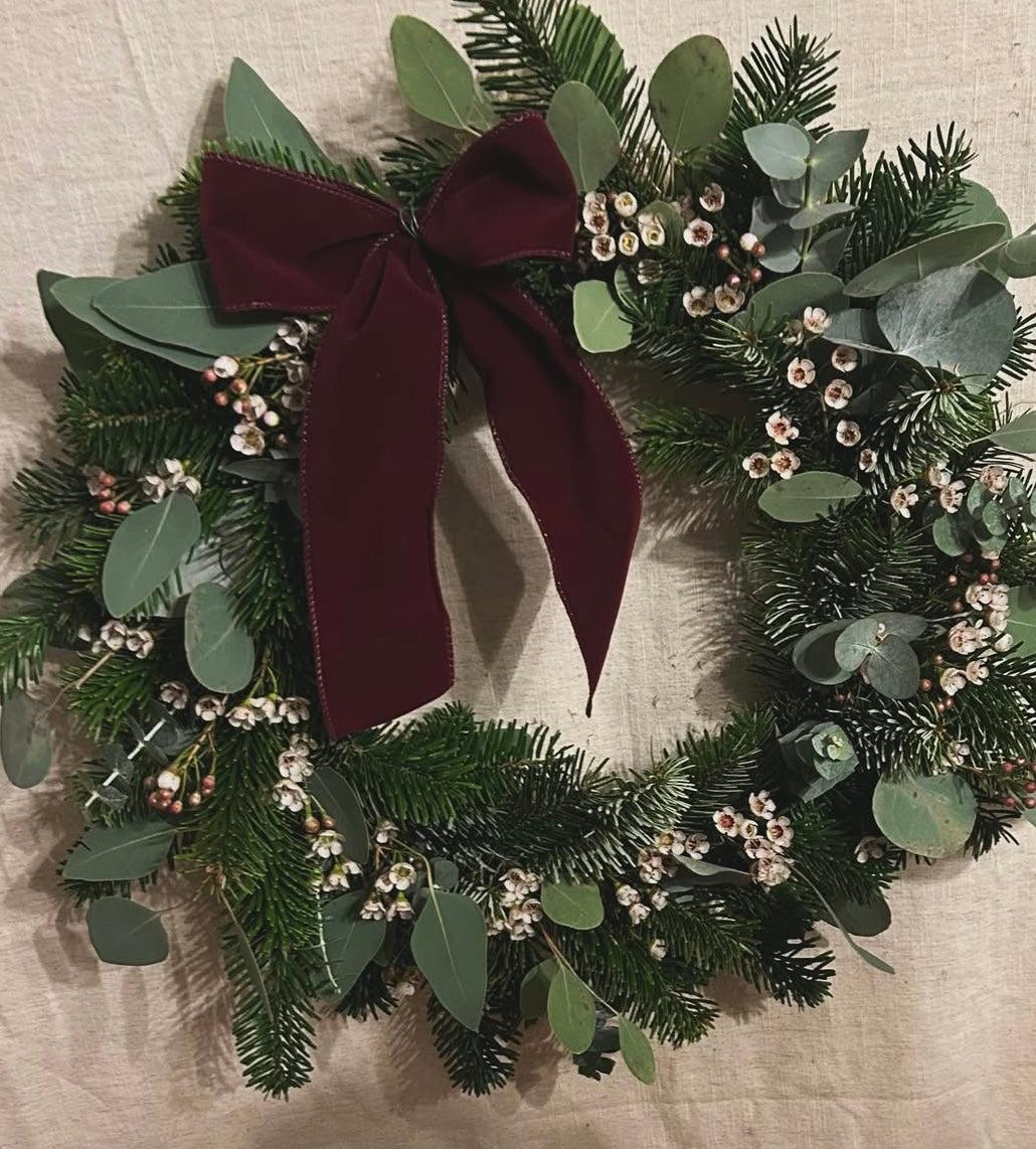 Christmas Wreath Workshop - 30th November - Grape & Grain