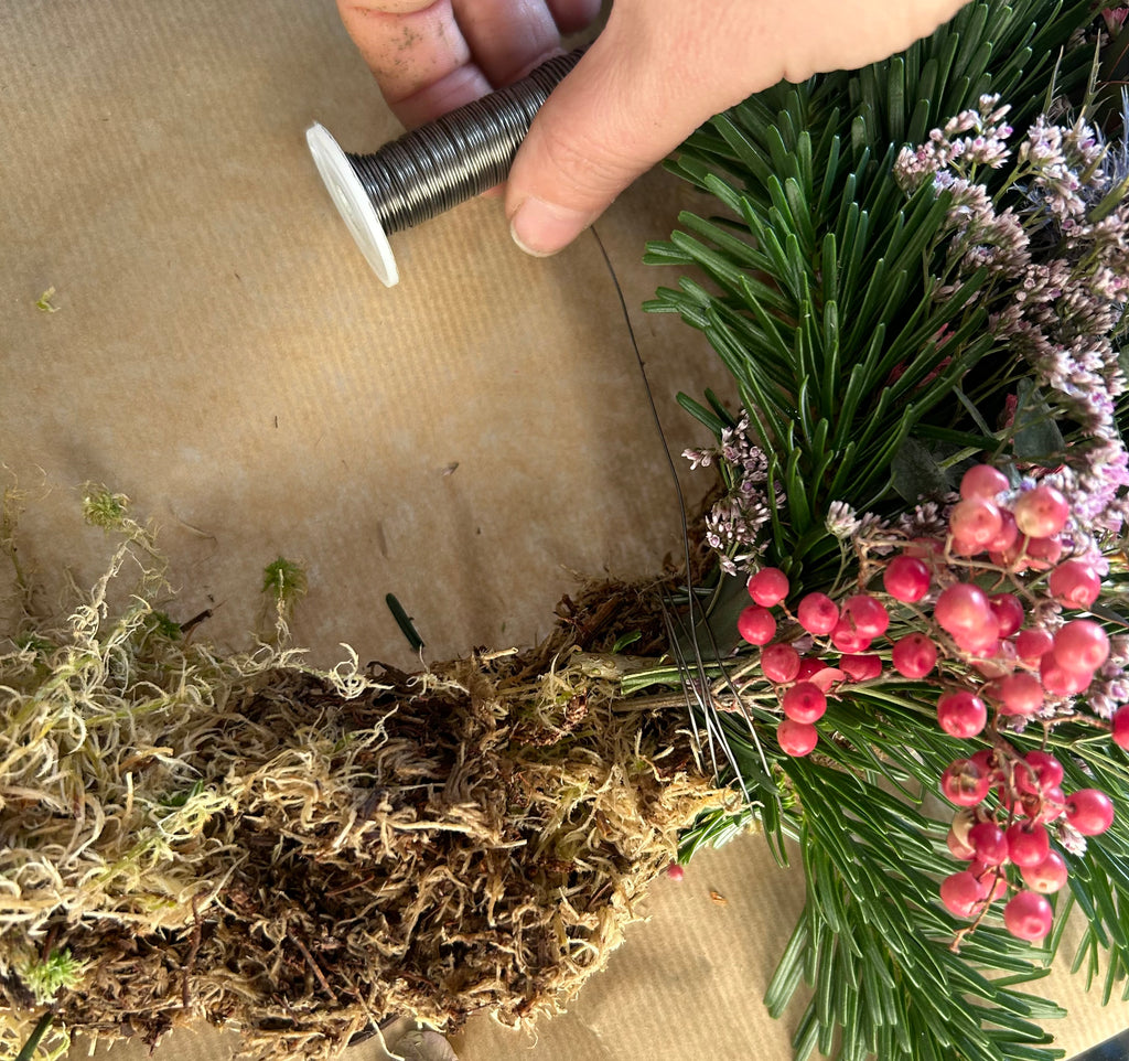 Christmas Wreath Workshop - 30th November - Grape & Grain