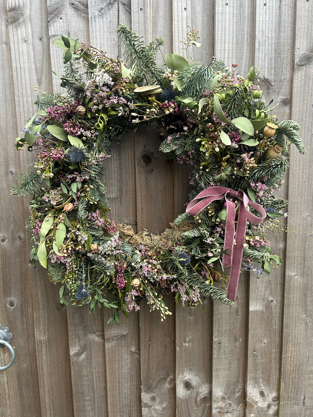The Winter Blush Christmas Wreath