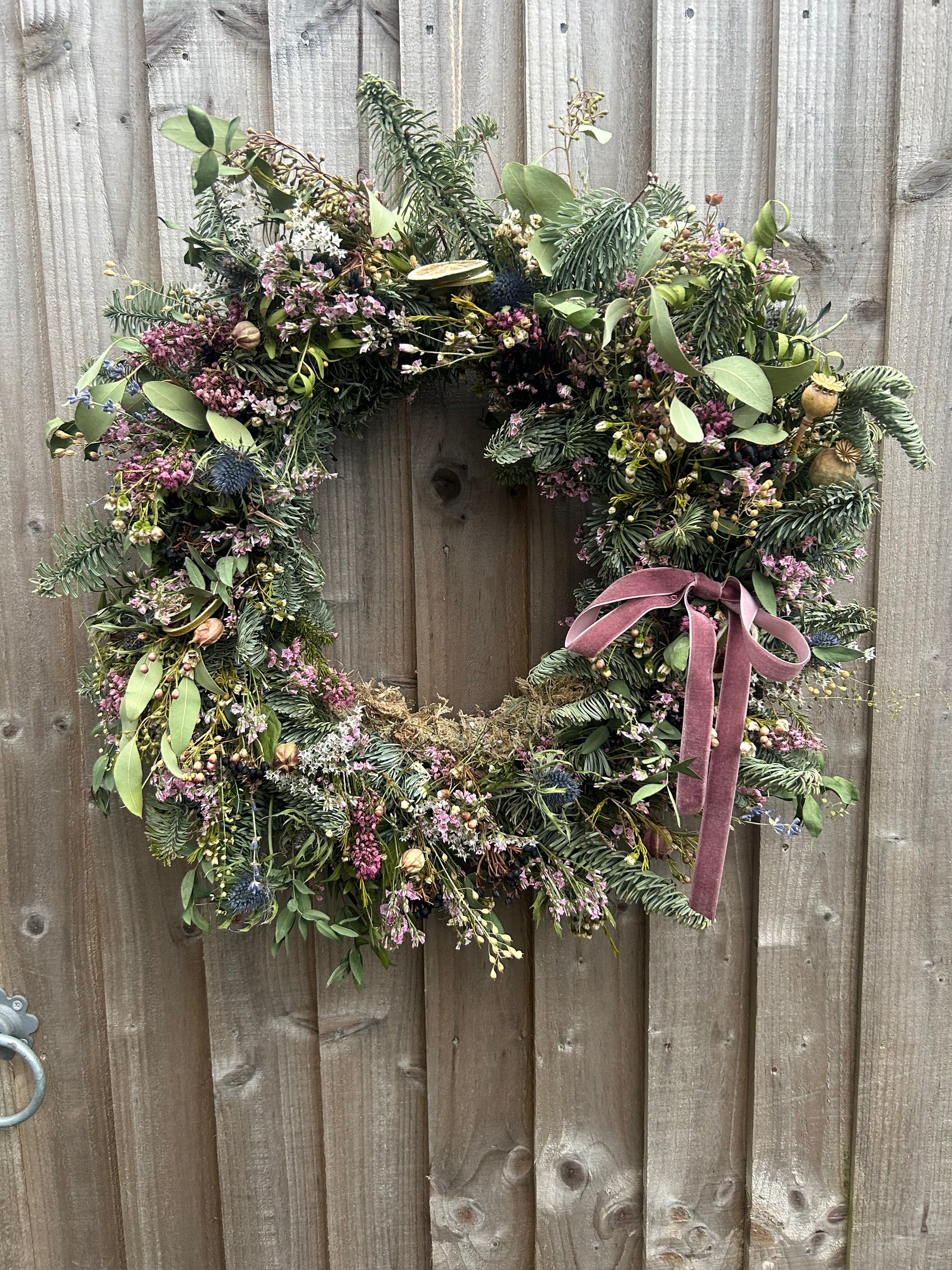 The Winter Blush Christmas Wreath