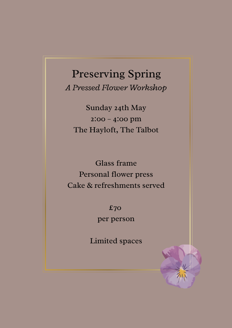 Preserving Spring Workshop