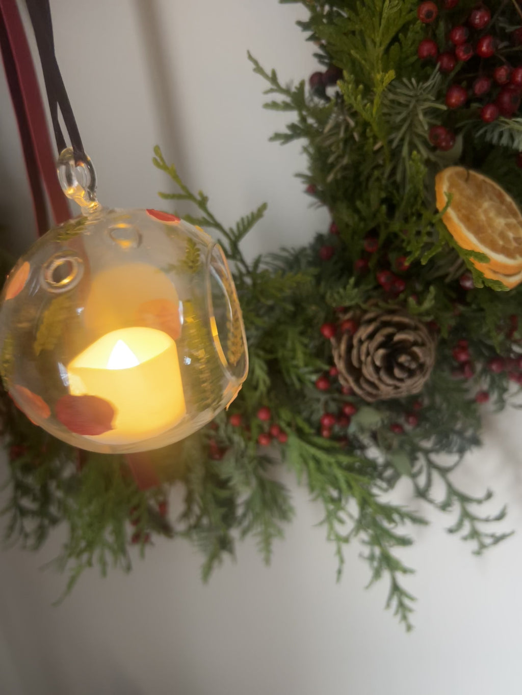 Pressed Flower Baubles